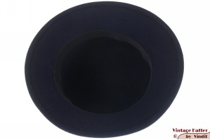 © VintageHatter.com | d-5011-57-13 Dameshoed donker navy blauw vilt 57 Dameshoed donker navy blauw vilt 57