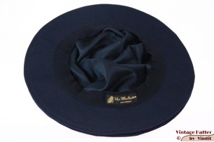 Ladies Pagode-hat The Madhatter dark blue 54-57 [New]