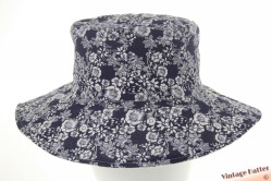 Ladies floral summer buckethat Hawkins blue cotton 57 [new]