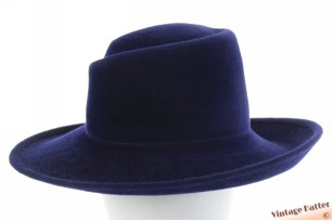 Dameshoed Weba Hats donkerblauw velour 56-57 [nieuw]