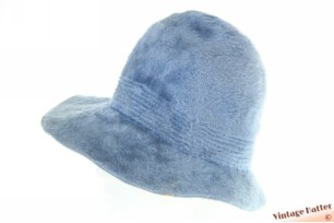 Dameshoed Playmakers blauw zacht haarvilt 55 (S)