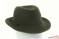 Dameshoed gemengd varengroen wolvilt 55 (S)