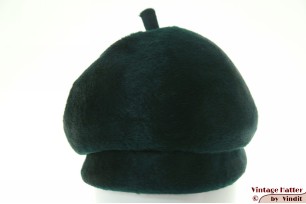 © VintageHatter.com | d-6004-55-1 Dameshoed donker groen zacht haarvilt 55 (S) Dameshoed donker groen zacht haarvilt 55 (S)