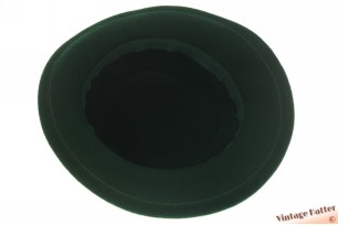 © VintageHatter.com | d-6005-54-5 Dameshoed donker groen vilt 54-55 (XS-S) Dameshoed donker groen vilt 54-55 (XS-S)