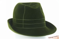Trilby dameshoed Antilope donker groen geborsteld vilt 56