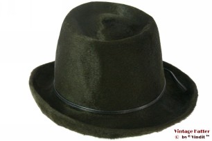 Dameshoed donker groen haarvilt 57