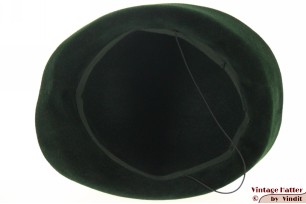 Dameshoed groen velour 55 (S)