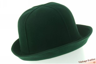 High ladies hat Antilope green brushed felt 56