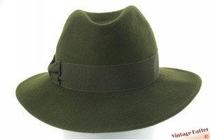 Dames gleufhoed groen vilt 55 (S)