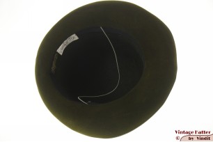 Tiroler dameshoed Hückel donker groen geborsteld vilt 56