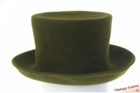 Hoge dameshoed Escada by Margaretha Ley groen vilt 57