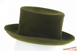 Hoge dameshoed Escada by Margaretha Ley groen vilt 57