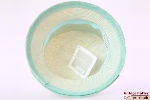 Dameshoed Whiteley geel groen sinamay sisal 57 [nieuw]