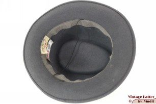 © VintageHatter.com | d-7015-55-2 Dameshoed Hut-Brömme grijs vilt 55 (S) Dameshoed Hut-Brömme grijs vilt 55 (S)