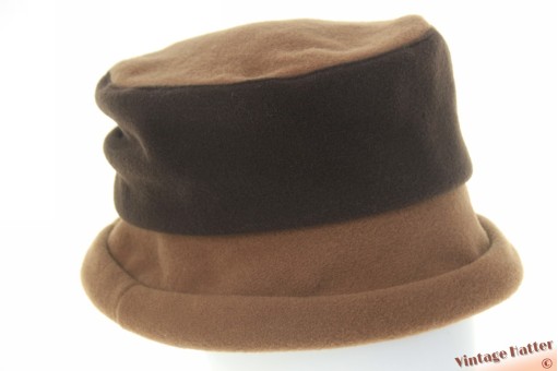 Flexibele dames winterhoed Mayser caramel wolmix 57