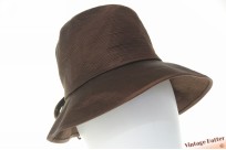 Ladies hat Paschen Modelle brown flexible satin 55-56 Ladies hat Paschen Modelle brown flexible satin 55-56