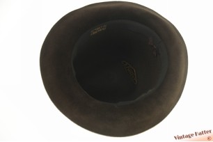 Ladies hat B. Fléchet brown velvet 55 (S)