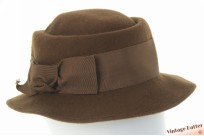 Ladies hat LadyLike Modell brown felt 56