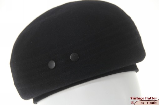 Dames cocktailhoed zwart vilt 56 Dames cocktailhoed zwart vilt 56