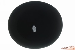 Ronde dameshoed zwart wolvilt 56,5