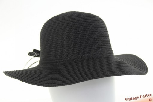 Dames zomer floppyhoed Mlle Citron zwart papiermix 54-57 [nieuw]
