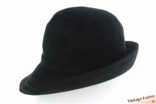 Ladies hat black velvet 53-54 (XXS)