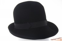 Ladies hat Diana Antilope black velvet 55 (S)