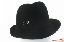 Dameshoed zwart velour 55 (S)