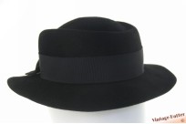 Ladies hat HTB black brushed felt 55 (S) Ladies hat HTB black brushed felt 55 (S)