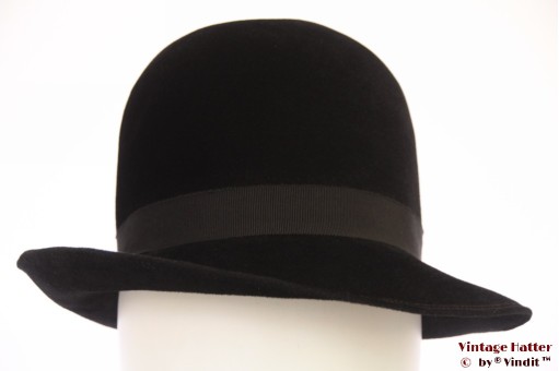 Dameshoed zwart fluweel 56