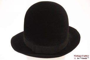 Dameshoed zwart fluweel 56