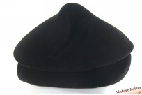 Dames cocktailhoed Marida zwart velour 56