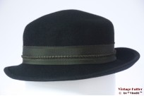 Ladies hat Ischler Hut black felt 55,5 (S)