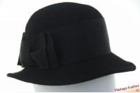 Dameshoed LL-Modell LadyLike zwart wolvilt 55,5 (S)