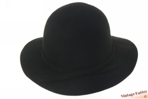 Dameshoed Mayser-Milz zwart flexibel vilt 56