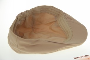 Flatcap beige microfibre 60 (XL) [new]