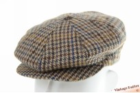 Paperboy pet Borsalino beige bruinig grijs wolmix met drukknoop 55 (S)