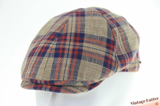 Platte pet Hatland Xenos rood beige katoen 61 (XL) [nieuw]