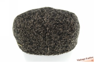 Platte pet Hatland beige grijs met zwart visgraat 61 (XL) [nieuw]