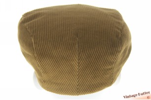 Flatcap Stevenson green corduroy with snap button 54 (XS)