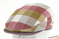 Platte pet Hatland Yip Red bordeaux khaki katoenmix 55-56 (S) [nieuw]