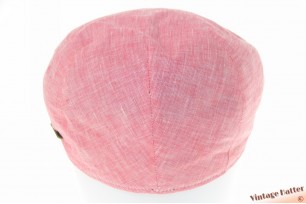 Flatcap Hatland Xander red (pink) linen 57 (M) [new]