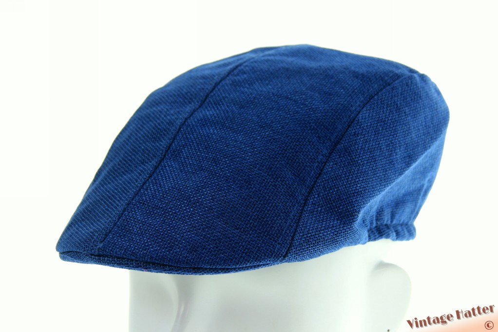 Platte pet blauw luchtig polyester 52-55 (XXS-S) [ongebruikt]