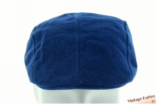 Platte pet blauw luchtig polyester 52-55 (XXS-S) [ongebruikt]