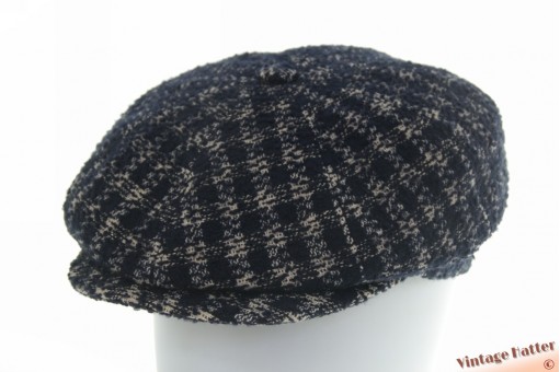 Paperboy cap Hatland Vablo Navy dark blue woolmix 60 (XL) [new]