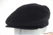 Platte pet Lambert zwartblauw cashmere wol 55-56 (S) Platte pet Lambert zwartblauw cashmere wol 55-56 (S)