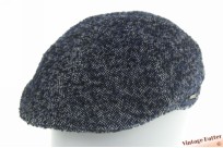 Platte pet Hatland Sar navy blauw visgraat 59 [nieuw]