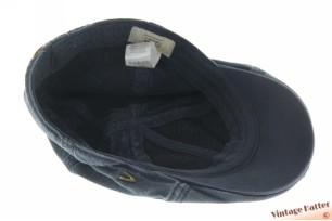 © VintageHatter.com | f-5008-57-6 Platte pet Camel Active blauw stonewashed denim 56-58 Platte pet Camel Active blauw stonewashed denim 56-58