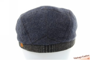 © VintageHatter.com | f-5008-58-7 Flatcap Mayser Frankie denim blue wool 58,5 Flatcap Mayser Frankie denim blue wool 58,5