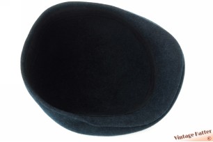 Voorgevomde pet donker blauw wolmix 59